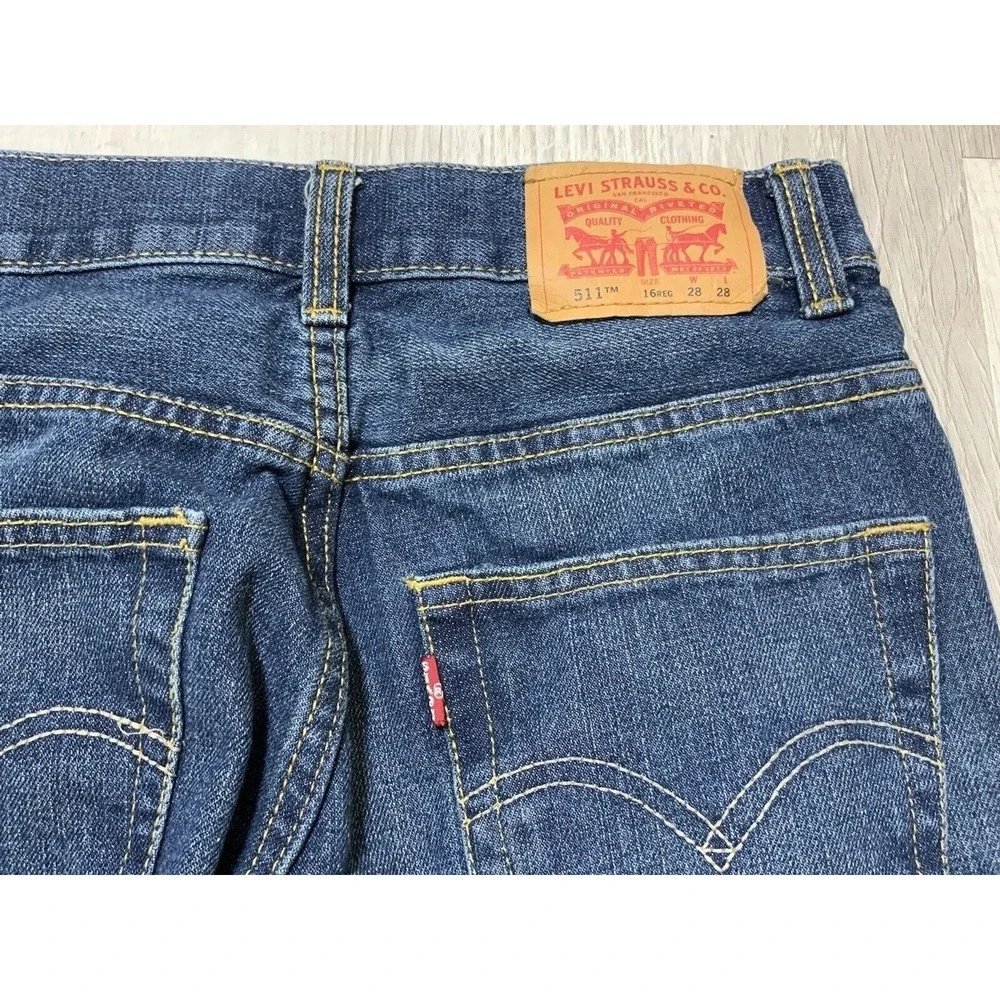 Levi's 511 Skinny Jeans Boys Blue 16R 28x28